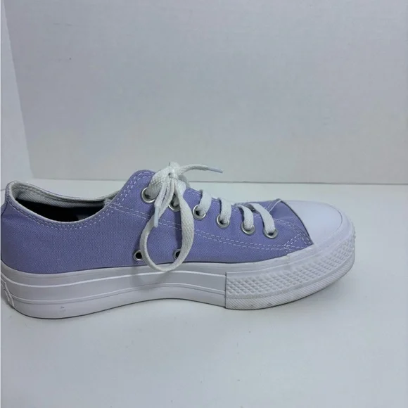 Converse Lavender Purple Low Top Sneakers - Picture 5 of 9